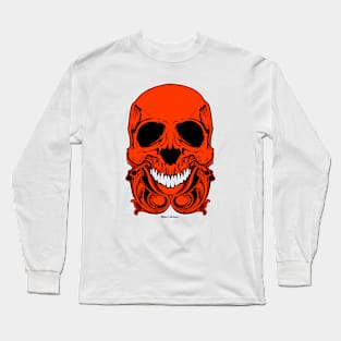 Red Skull Long Sleeve T-Shirt